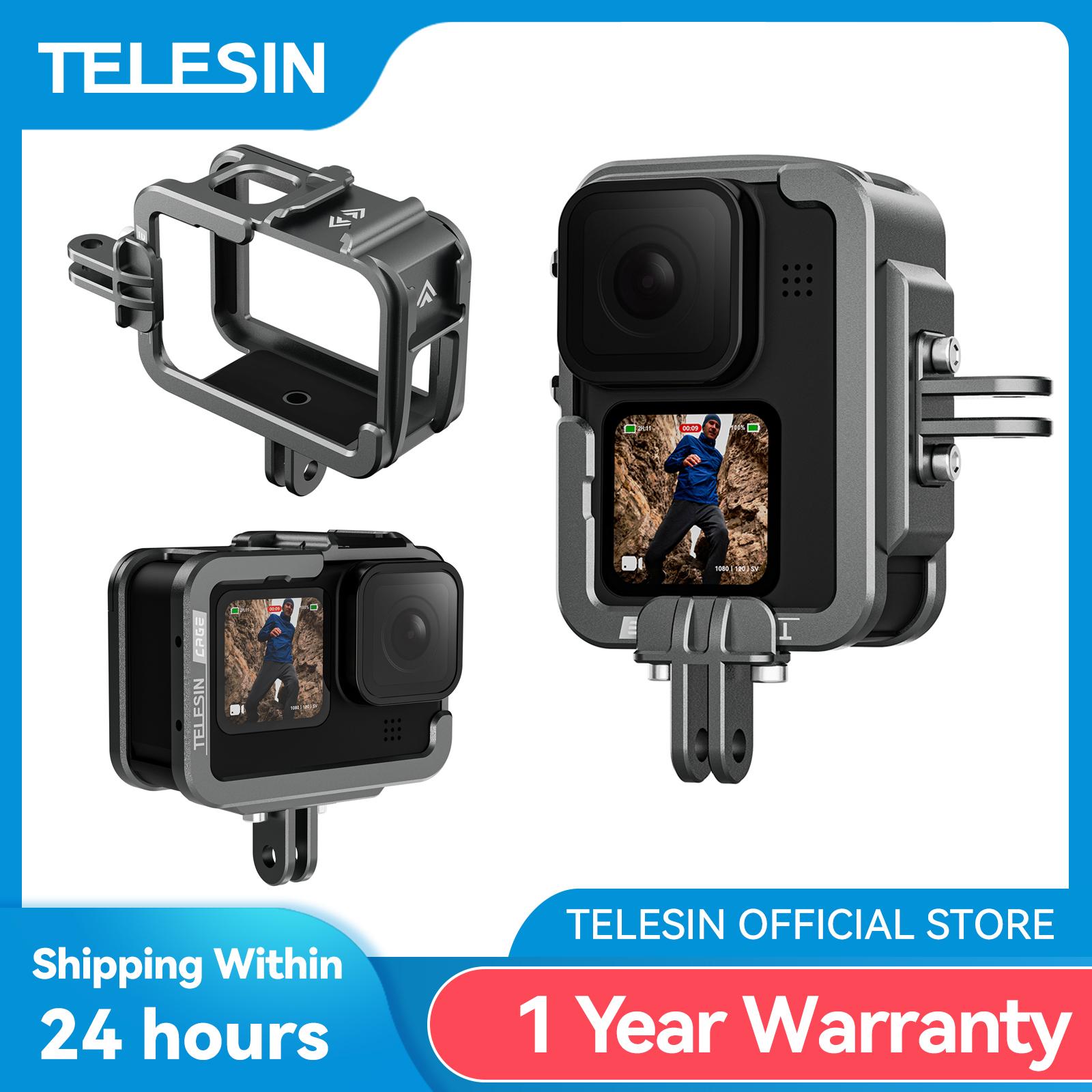 Vỏ khung hợp kim Aluminum cho GoPro 9 10 11 Vỏ bảo vệ giày đôi cho GoPro Hero 9 10 11 Phụ kiện