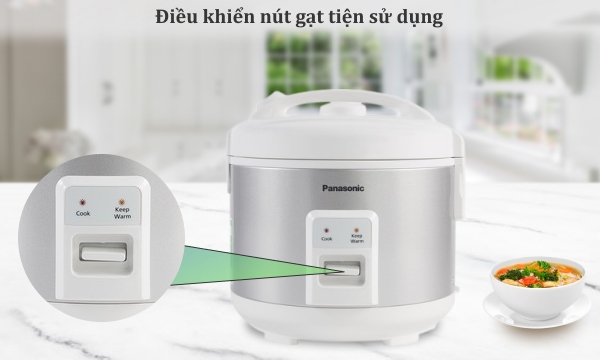 Nồi cơm điện Panasonic 1 lít SR-MVN10LRAX Xám