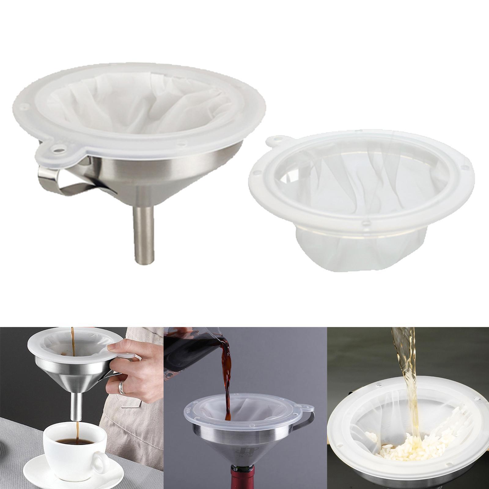 Food Grade Food Filter Strainer with 200 Mesh and 100 Mesh for Transferring