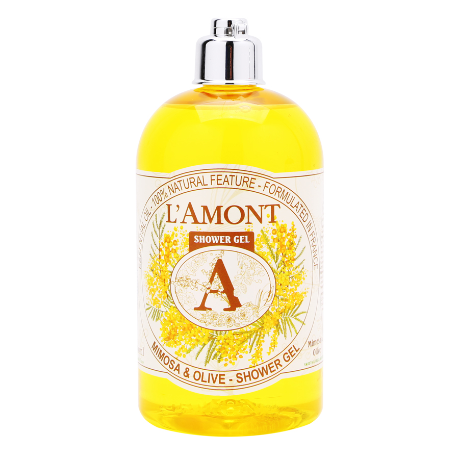 Combo Sữa Tắm L'amont En Provence Mimosa Shower Gel + Strawberry Shower Gel 500ml/chai