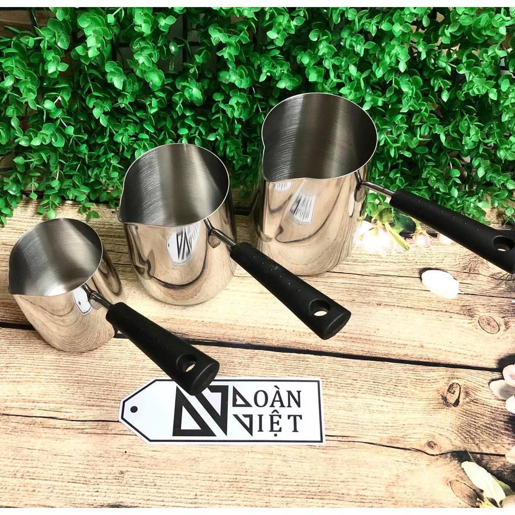 Ca Rót Nước, Rót Soup lẩu INOX 304 Cao Cấp. Gáo múc định lượng đo lường cán nhựa dài chống nóng. Dụng cụ Rót Nguyên liệu Nhà Bếp, Pha Chế