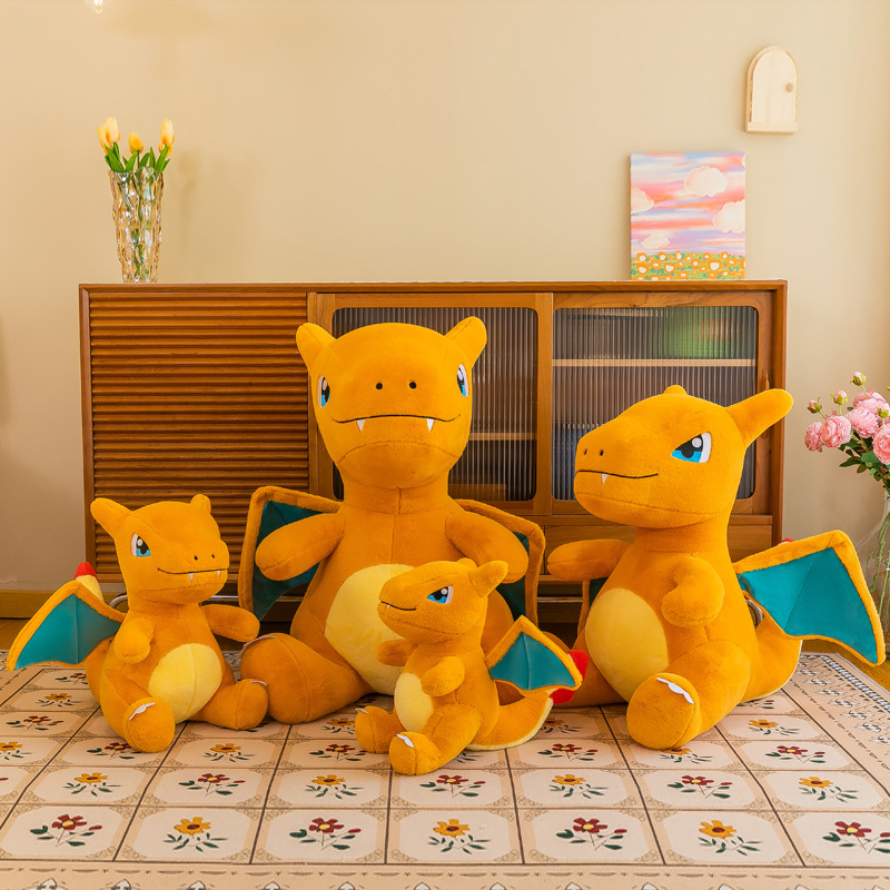 Gấu Bông Pokemon Rồng Lửa Mega Charizard Mẫu Mới Siêu Hot (20cm---&gt;70cm) Hàng Xịn Cao Cấp, An Toàn Cho Người Sử Dụng