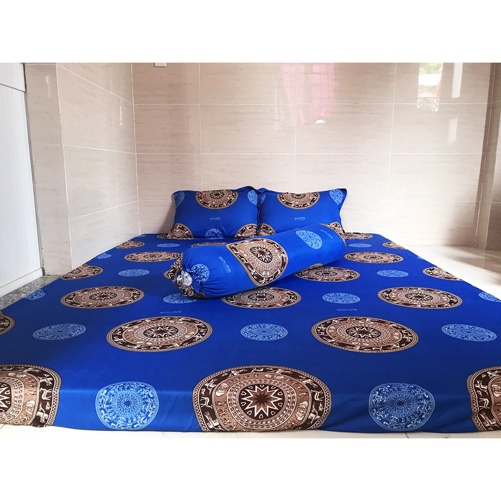 Bộ drap thun lạnh Hàn Quốc 1m6