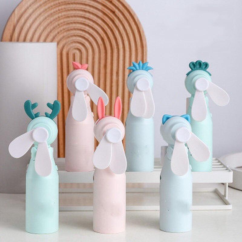 2000mAh Portable Water Spray Mist Fan Electric USB Rechargeable Handheld Mini Fan Cooling Air Conditioner Humidifier for Outdoor