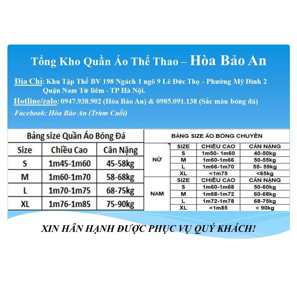 Áo Bóng Đá Mu/Freeshop/ Bộ quần áo bóng đá CLB MU màu trắng xanh thun thái phom 43-90kg