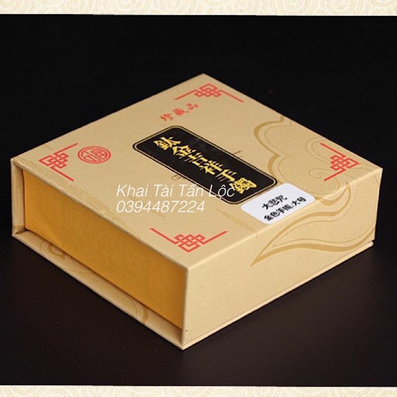 Vòng tay khắc chú đại bi và hoa sen mẫu mới