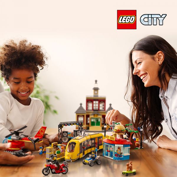BỘ LẮP RÁP LEGO CITY 60271 QUẢNG TRƯỜNG THÀNH PHỐ