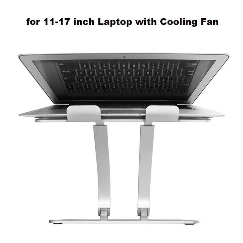 Giá đỡ cho Laptop, Macbook có thể điều chỉnh độ cao - Phiên bản mới có quạt tản nhiệt