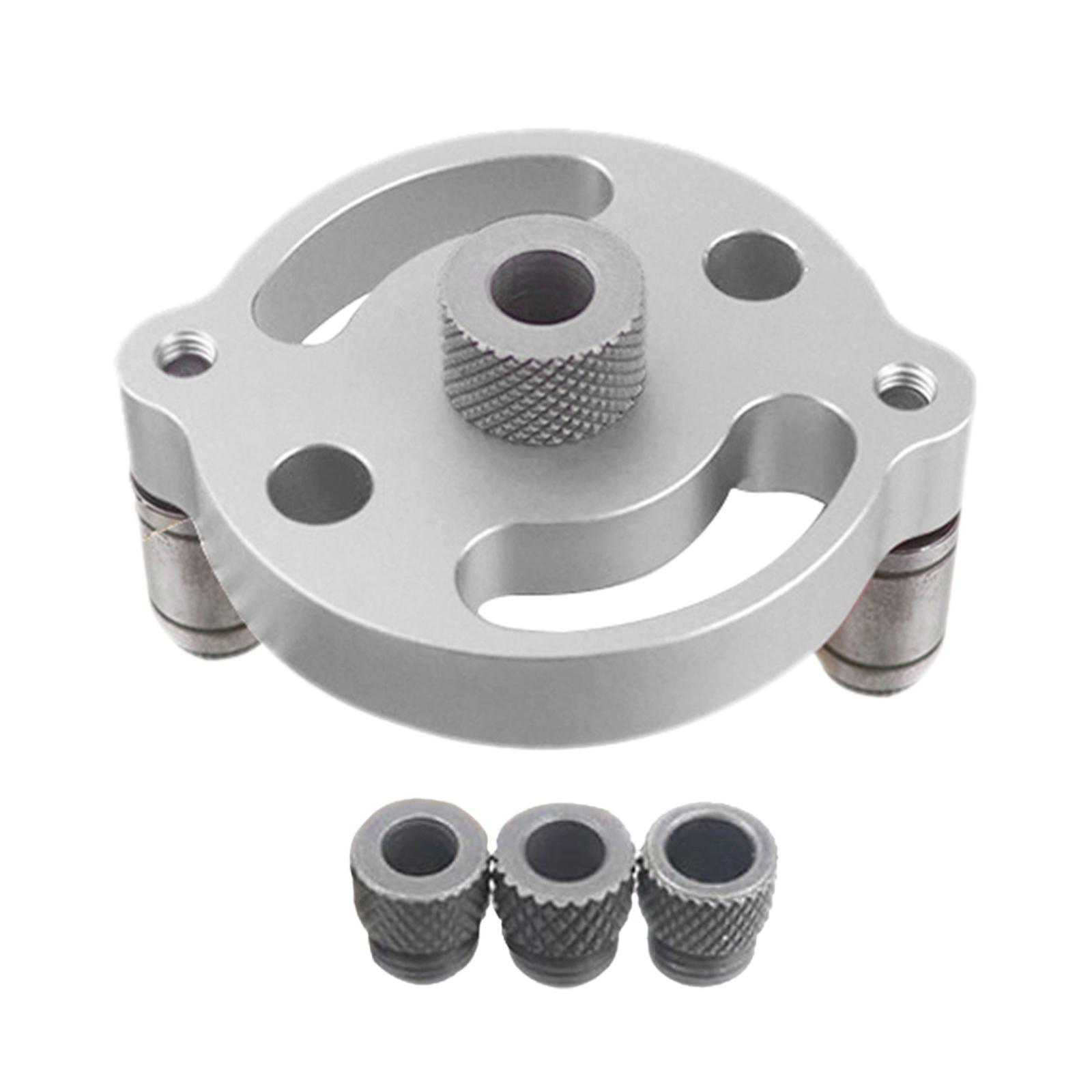 Vertical Pocket Hole Jig Woodworking Drilling Hole Puncher 6/8/10mm gray