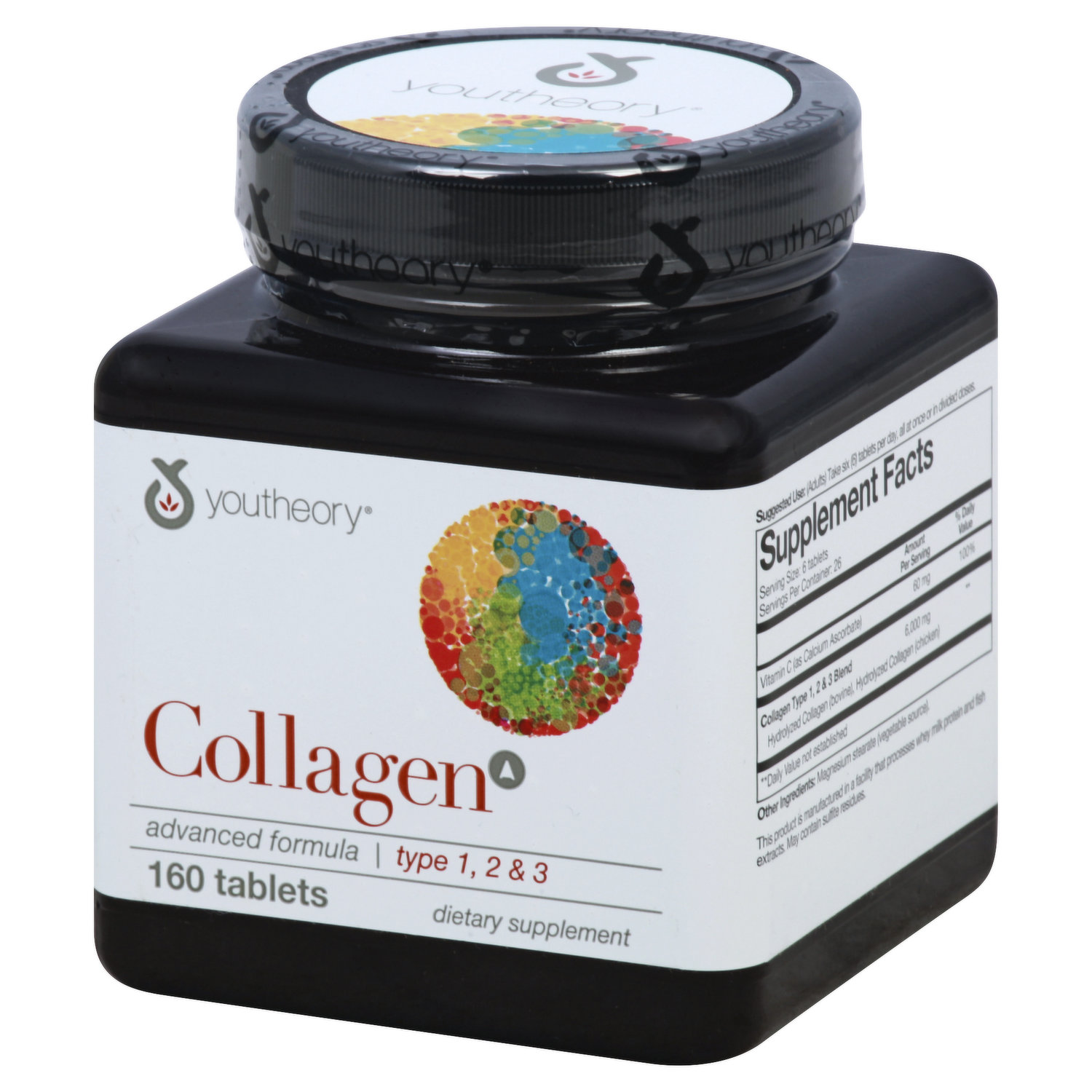 Collagen Youtheory Mỹ chứa collagen, vitamin c, biotin… tạo sức khỏe và sắc đẹp từ bên trong cho da, tóc, móng, sụn, gân, dây chằng, khớp - Massel Official