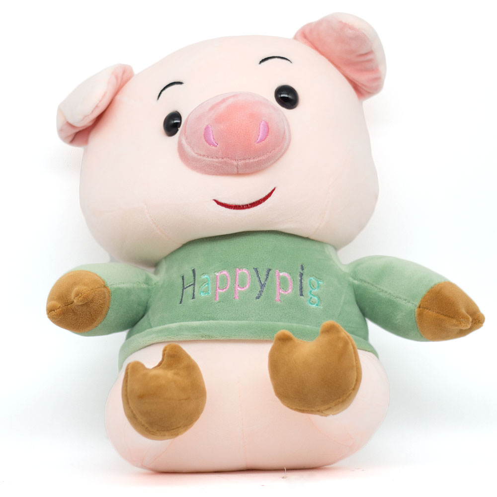 Thú Bông Heo Happy Con Pig Dễ Thương (30CM) - Màu ngẫu nhiên