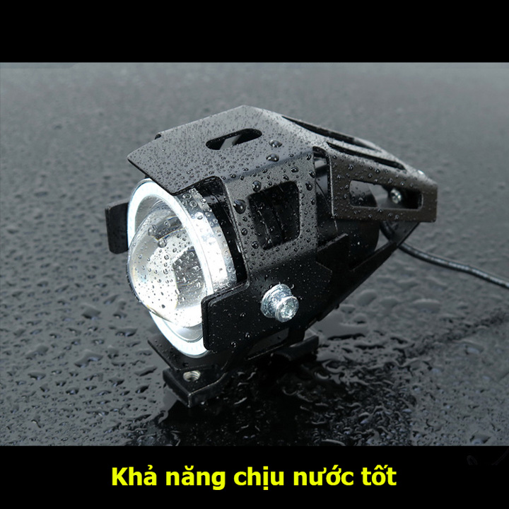 Đèn led trợ sáng U5 U7 dùng cho xe đạp điện, xe máy, xe máy điện