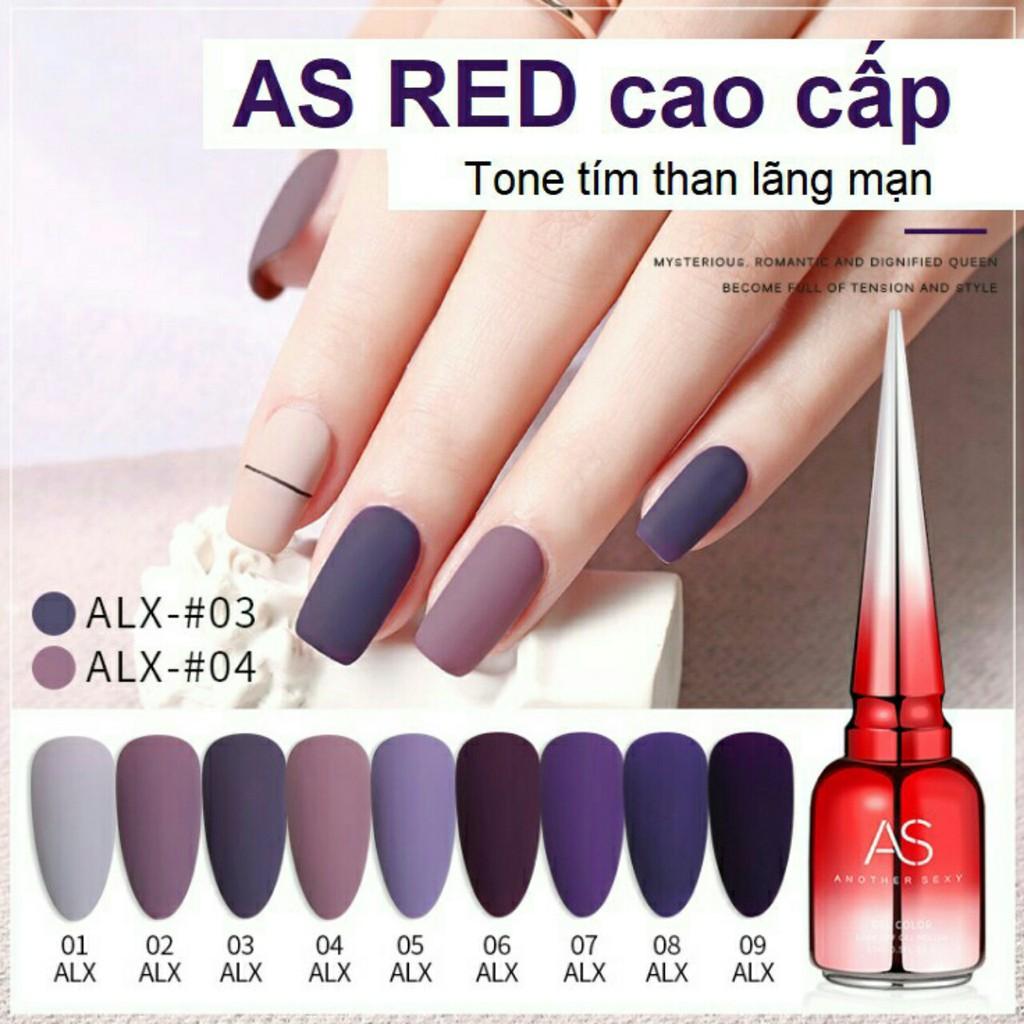 Sơn gel chính hảng AS - hàng loại 1 - ALX tím than