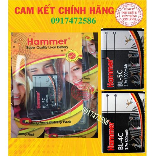 Pin điện thoại hammer 4c/5c - hàng chính hãng