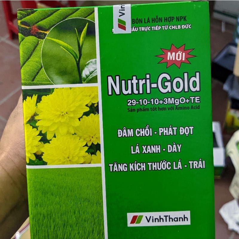 Phân bón Nutri - Gold 29-10-10 (gói 100g). Siêu đâm chồi phát đọt, xanh dày, bóng mỡ lá