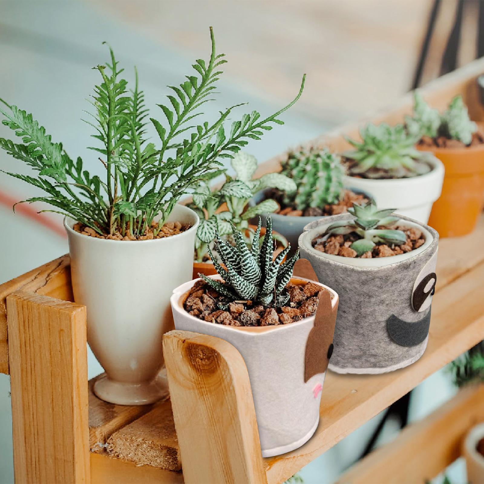 Chậu hoa trồng câu bằng vải dễ thương hình thú dùng trong nhà, ngoài trời