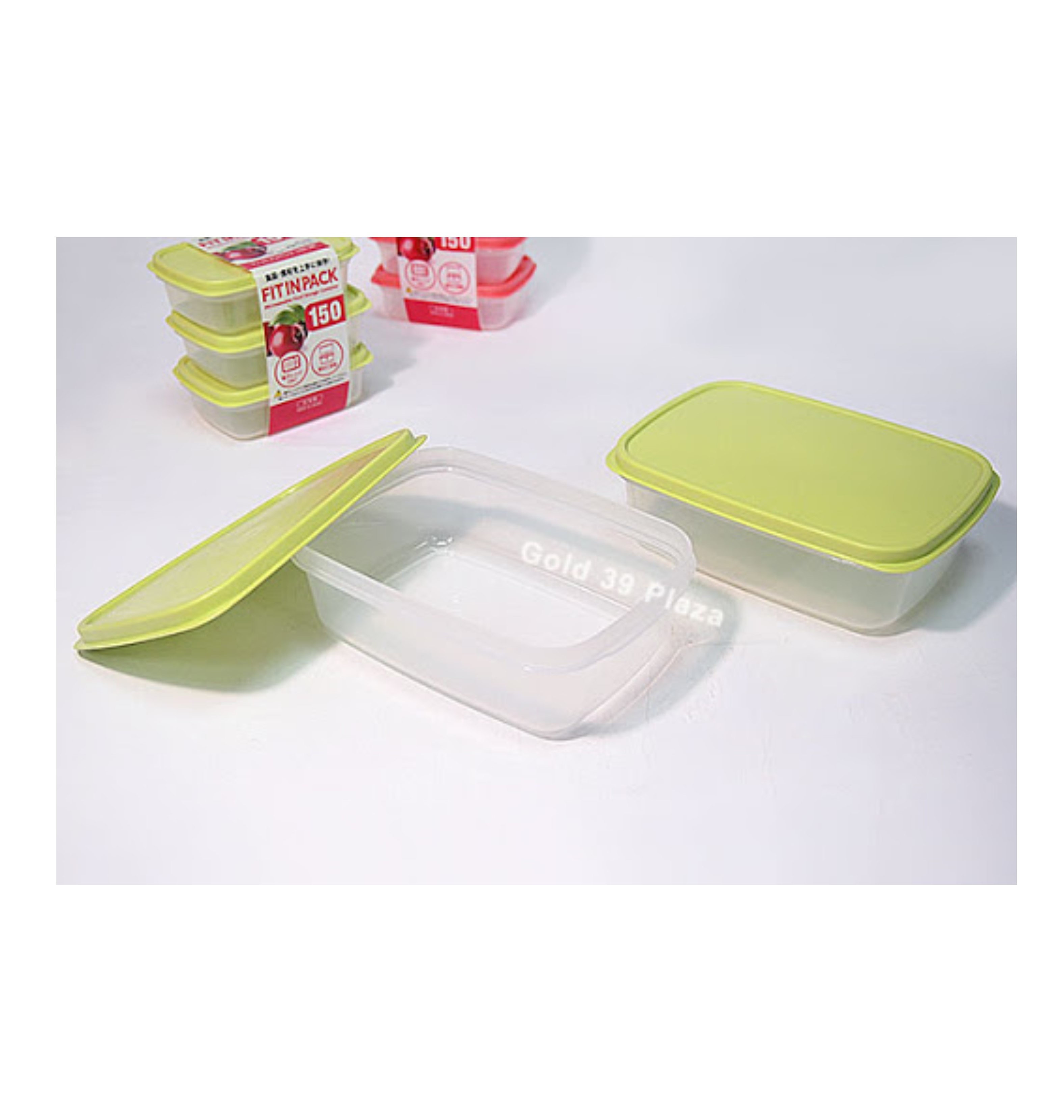 Set 2 Hộp nhựa chịu nhiệt 600ml Nội địa Nhật Bản