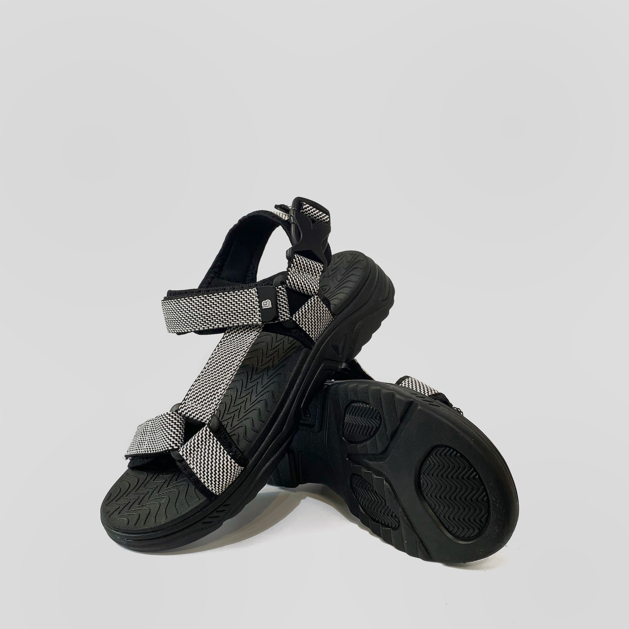 Giày Sandal Nam The Bily Quai Chéo - Màu Trắng BL01T