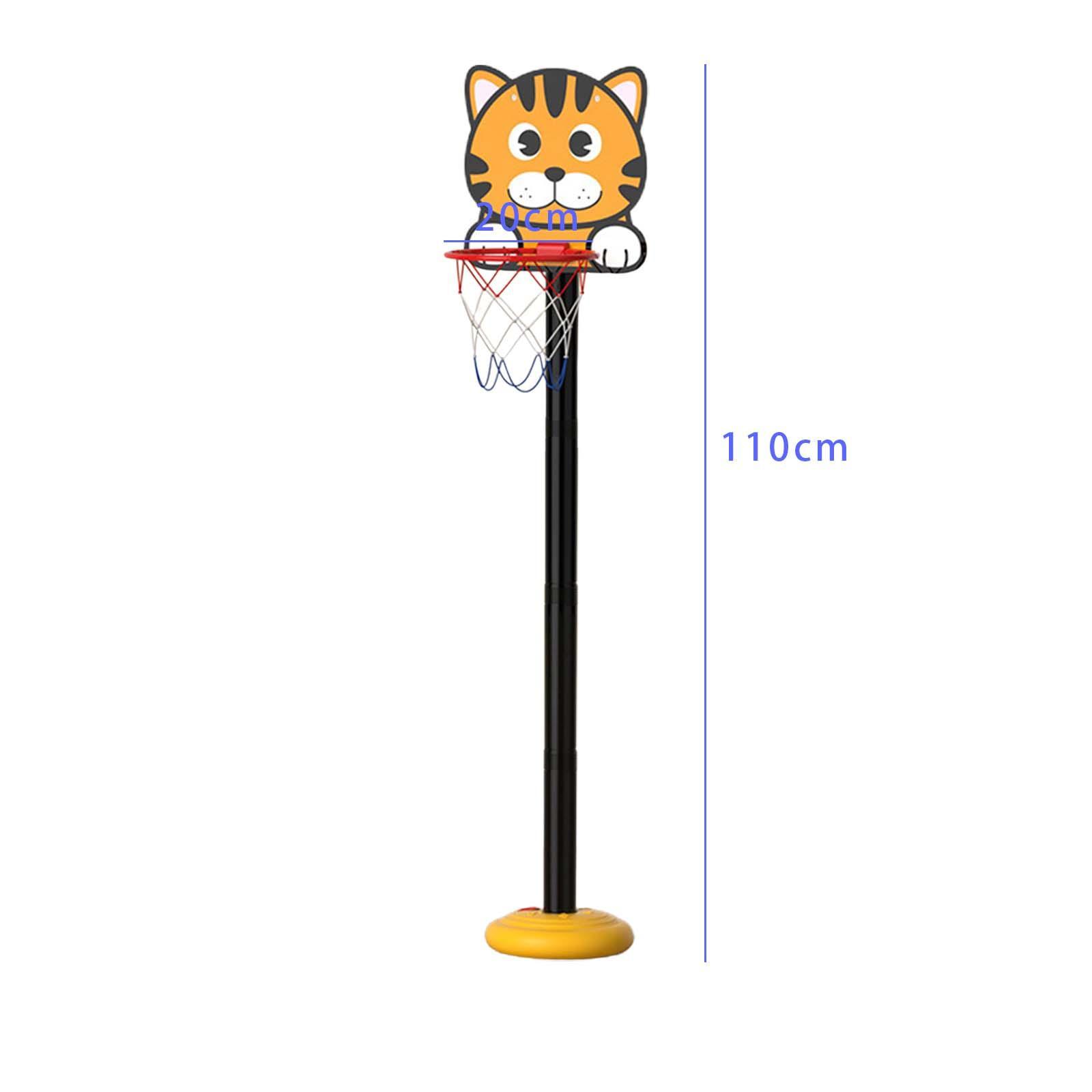 Mini Basketball Hoop with Balls Kids Basketball Hoop Set Cartoon Multifunction Indoor Outdoor Foldable Basketball Hoop Set for Children