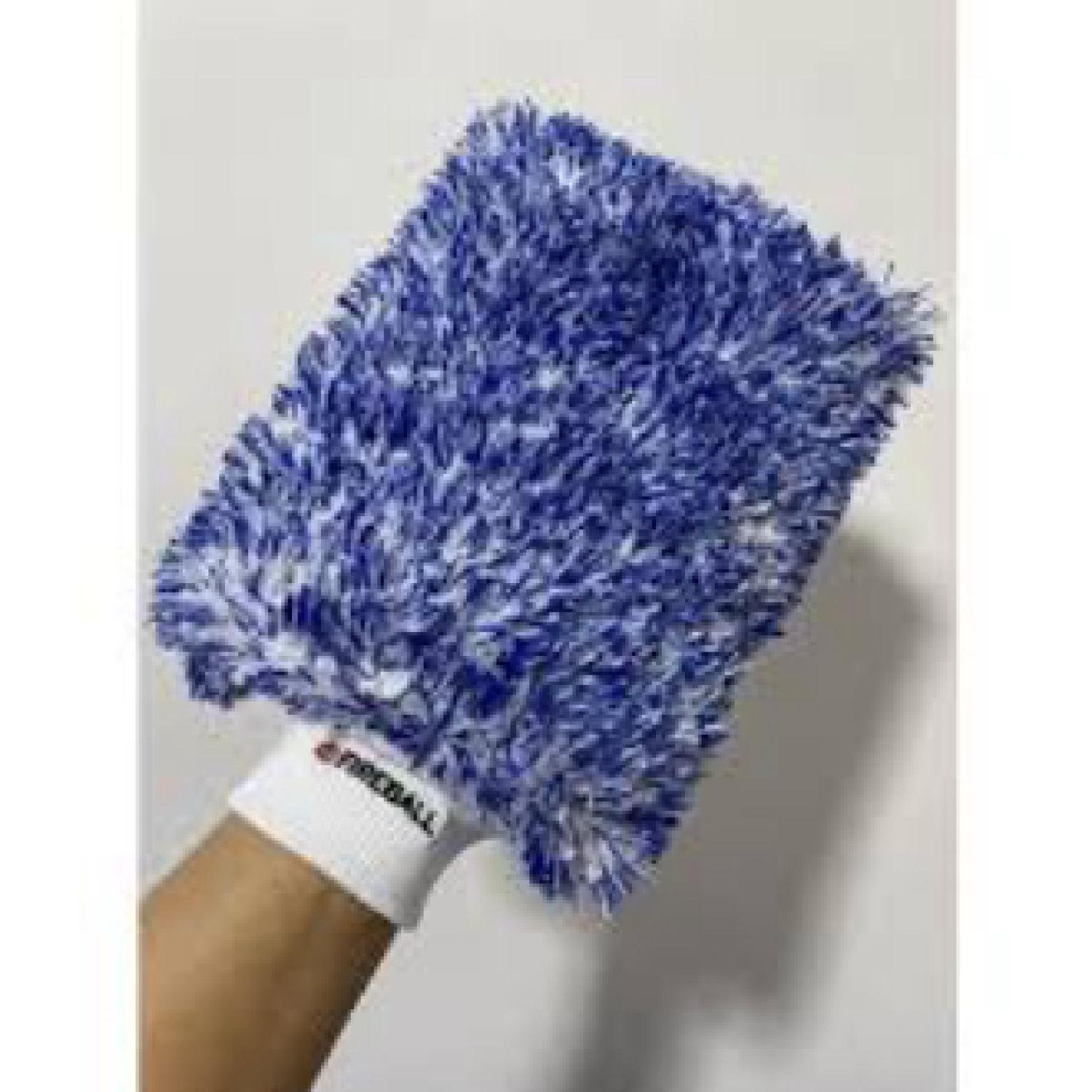 GĂNG TAY RỬA  XE Ô TÔ CAO CẤP FIREBALL WASH MITT LÀM TỪ SỢI TỔNG HỢP MICROFIBER,  KT: 25χ20X6CM, XUẤT XỨ HÀN QUỐC