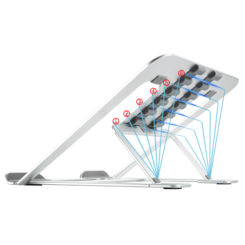 Giá Đỡ Laptop Máy Tính - Ipad Hợp Kim Nhôm Cao Cấp Hỗ Trợ Tản Nhiệt Kiêm Giá Đỡ Đọc Sách Chống Mỏi Cổ Vai Gáy - Điều Chỉnh Góc Nhìn Tùy Chọn - Gấp Gọn Tiện Lợi. Hàng Chính Hãng