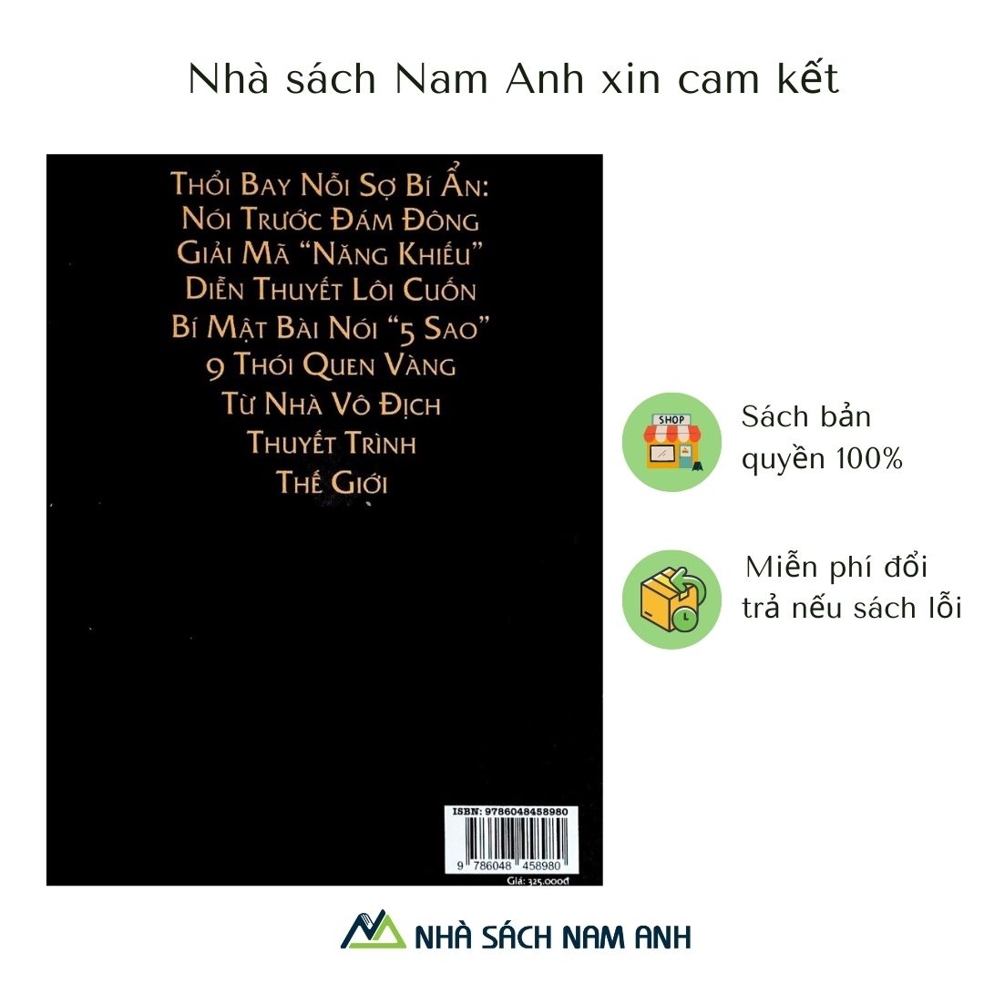 Sách - TNT: Bí Quyết Thuyết Trình Từ Nhà Vô Địch ( Tặng kèm ebook 52 mẹo thuyết trình từ nhà vô địch) - Tác Giả Fususu