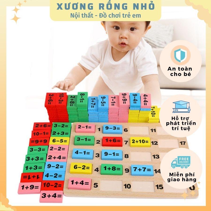 Đồ chơi Domino 110 quân bằng gỗ