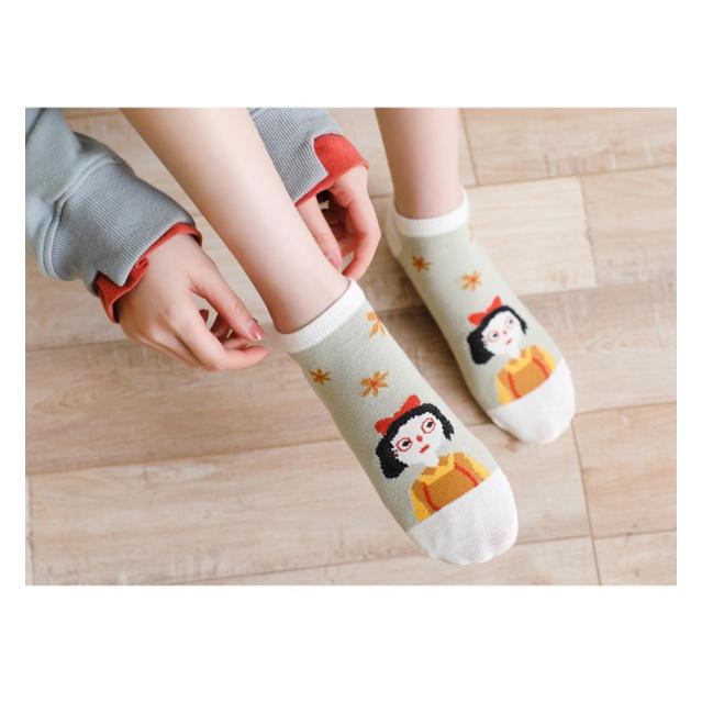 Vớ nữ tất chân nữ mùa xuân hè thu hoạt hình cô gái dễ thương VT32