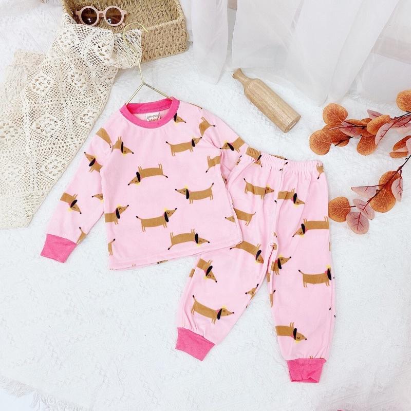 Bộ nỉ dài tay xuất dư cho bé trai/bé gái  M399
