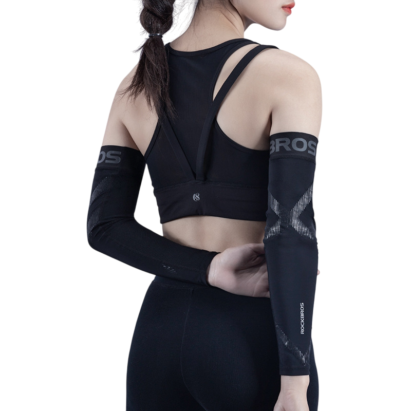 Ống Tay Chống Nắng UV UPF-50 Thoáng Khí Chống Trượt, Nam Nữ Đạp Xe Chạy Bộ Làm Mát Phù hợp nam nữ - Mai Lee