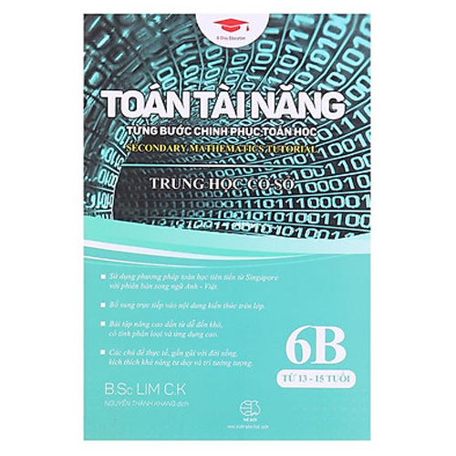 Sách toán tài năng 6B, toán lớp 8, lớp 9