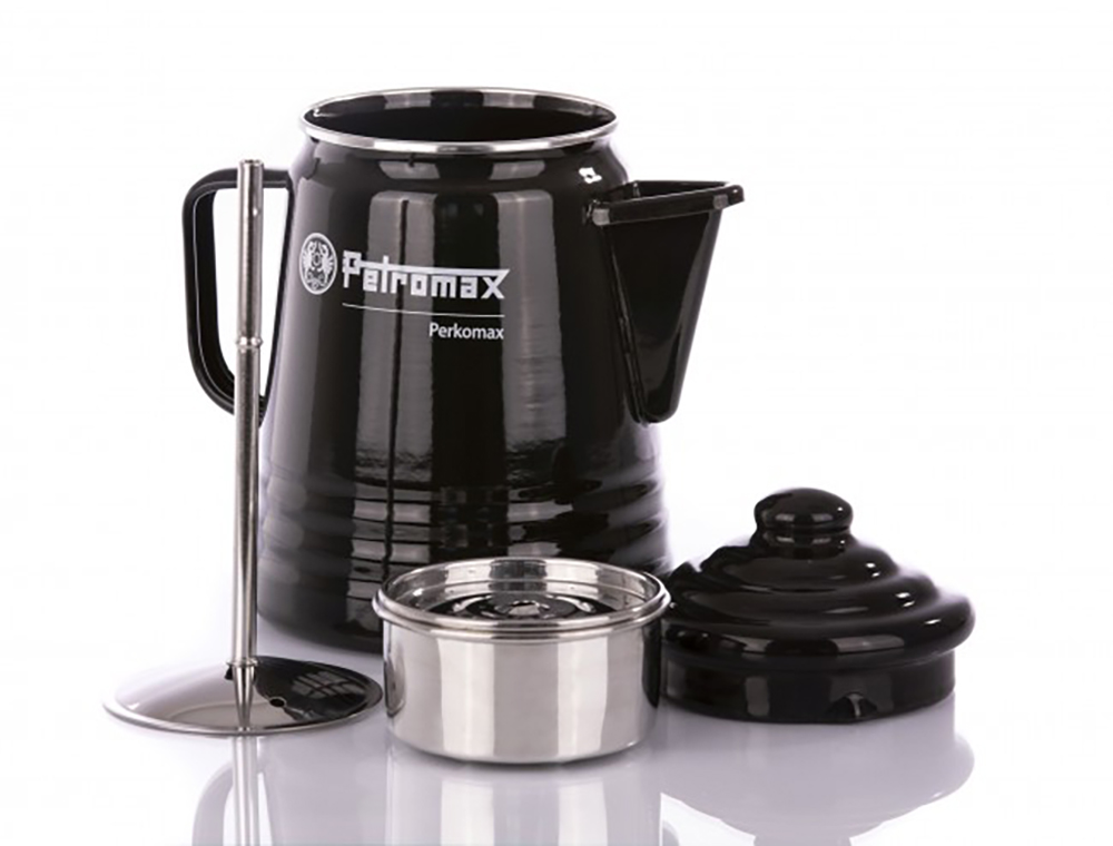 Ấm đun trà và cà phê bằng thép tráng men Petromax Percolator Perkomax (1.3 lít)