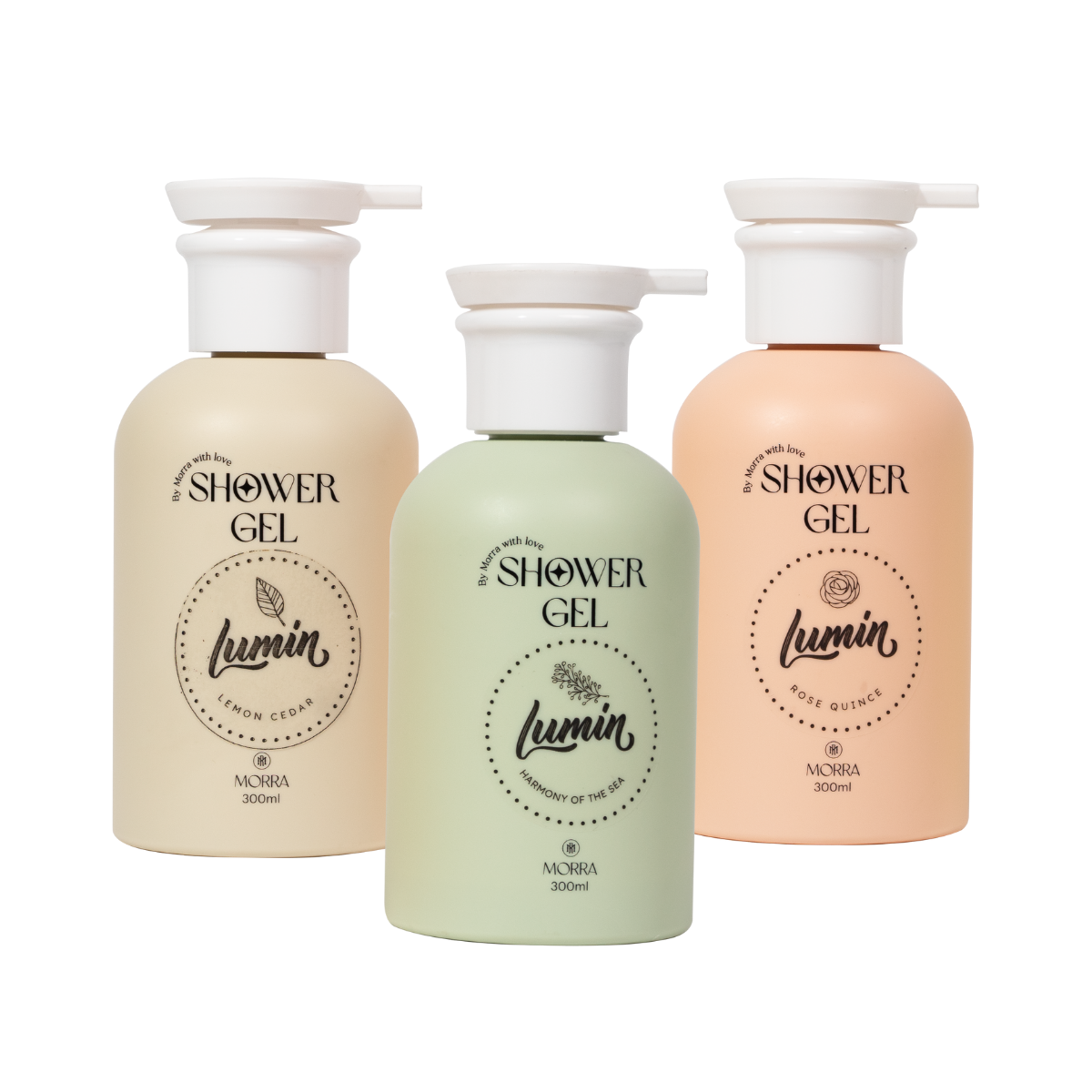 Combo 3 Chai Sữa Tắm Hương Nước Hoa Morra Dưỡng Ẩm, Lưu Hương Thơm Lâu 300Ml