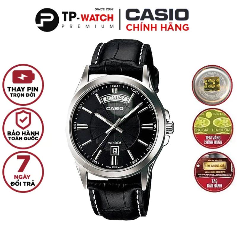 Đồng Hồ Nam Dây Da Casio Standard MTP-1381L-1A Chính Hãng - MTP-1381L-1AVDF