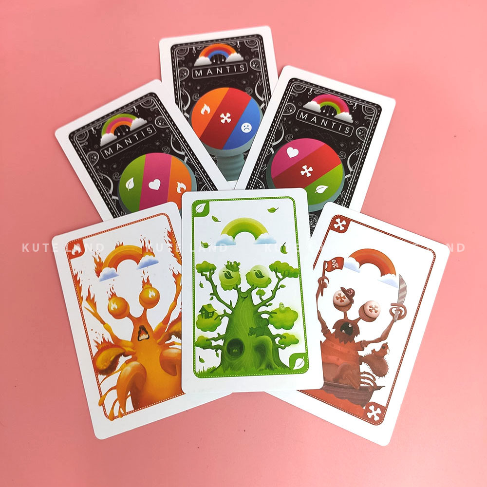 Board Game Mantis trò chơi 66 lá bài thu thập và tranh giành thẻ bài màu sắc gay cấn và hấp dẫn