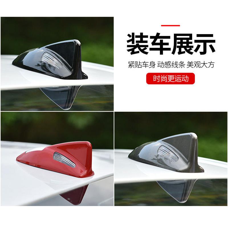 Đảm Bảo Chất Lượng Đèn Trang Trí Mái Đuôi LED Trang Bị Thêm Chống Va Chạm Cảnh Báo Nhấp Nháy Đôi Ánh Sáng Ô Tô Năng Lượng Mặt Trời Vây Cá Mập Ăng Ten