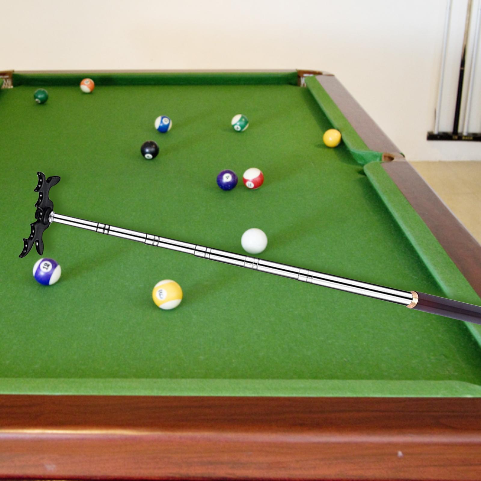Snooker Cue Bridge Pool Table Accessories Cue Rest Stick with Head Pool
