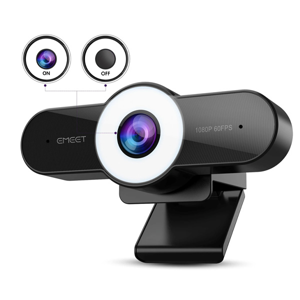 Bộ họp trực tuyến Micro kèm loa eMeet OfficeCore M0 kết hợp Webcam eMeet C970L full HD1080p - Hàng chính hãng