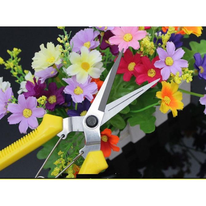 Kéo tỉa cành trái tỉa chi dăm 195cm màu vàng K109