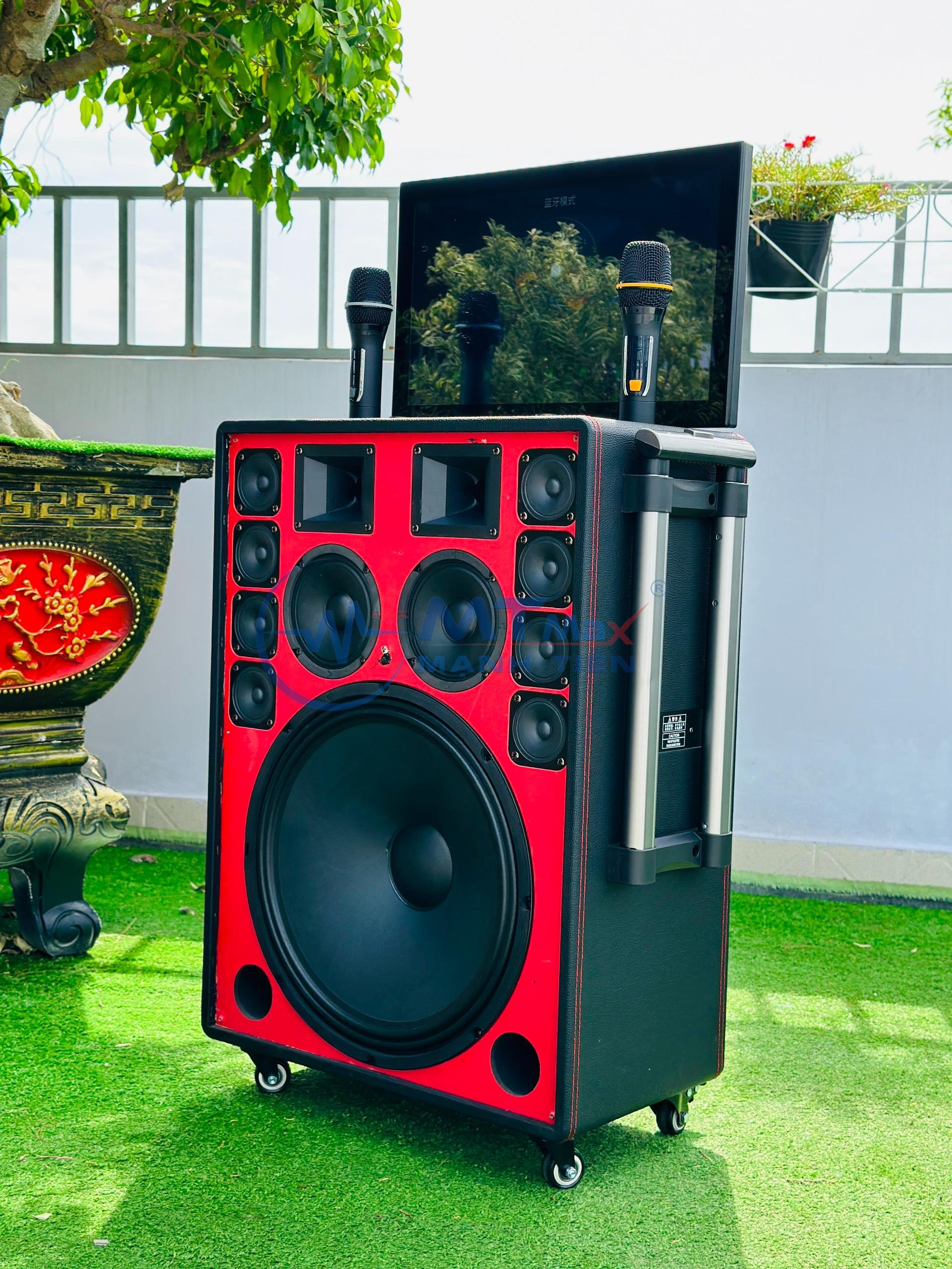 Loa Karaoke Màn Hình KT-1925 - Loa Bluetooth Kèm Micro Cao Cấp 2024, Màn Hình 21inch Sắc Nét, Bass Trầm 40cm Và 14 Loa Tích Hợp, Âm Thanh Siêu Hay, hàng chính hãng