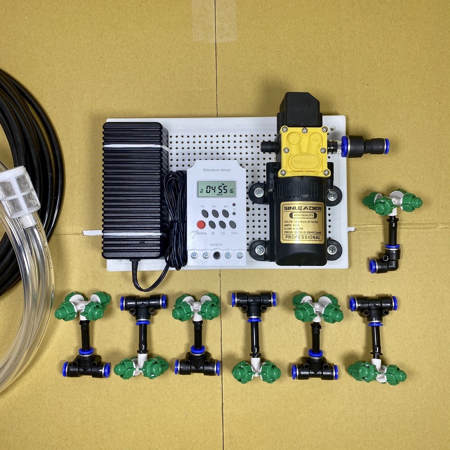 Tưới lan hẹn giờ tự động máy 12v có hẹn giờ