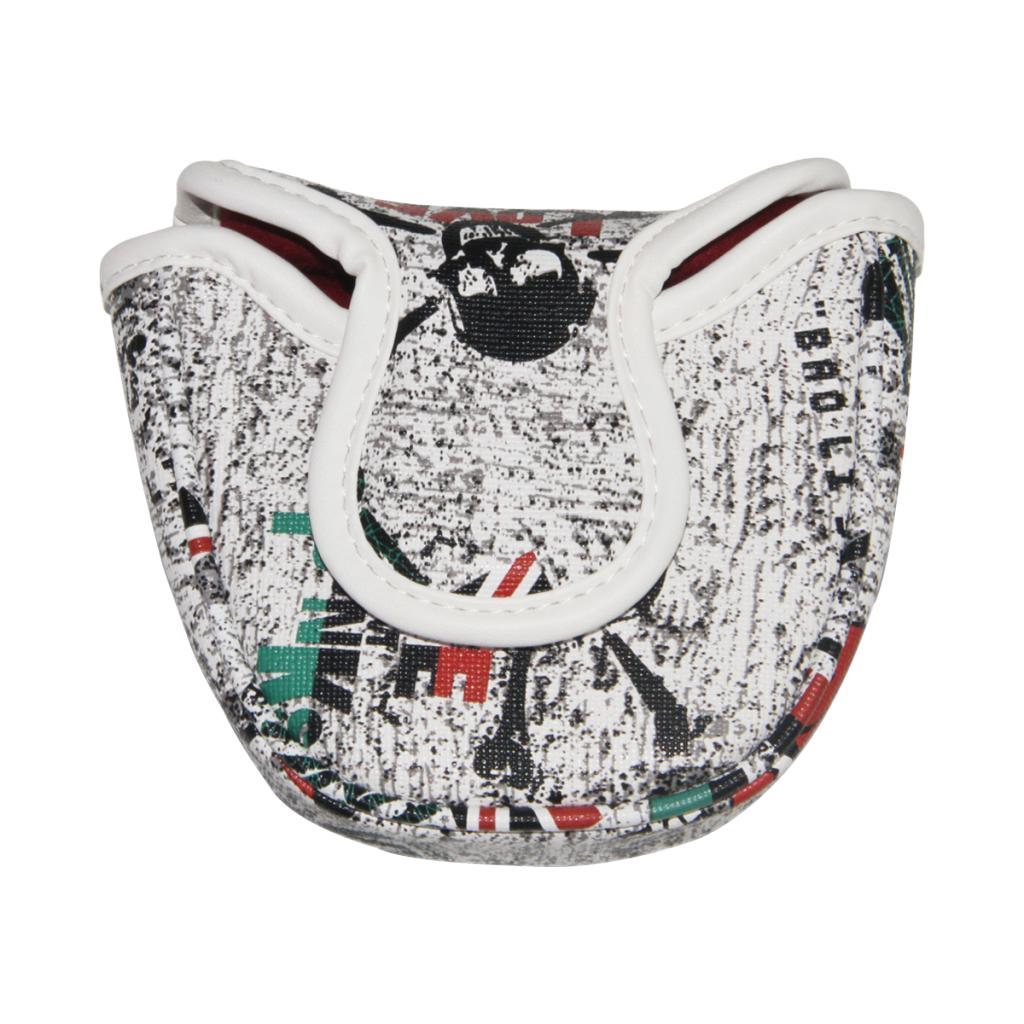 Waterproof PU Golf Mallet Head Cover / Golf Center Shaft Headcover