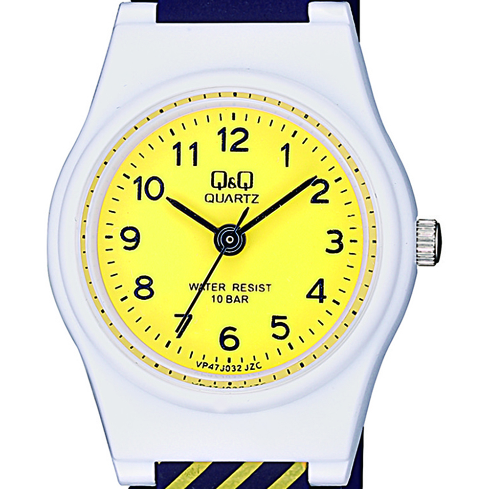 Đồng hồ nữ thời trang Q&amp;Q Citizen VP47J032Y dây nhựa thương hiệu Nhật Bản