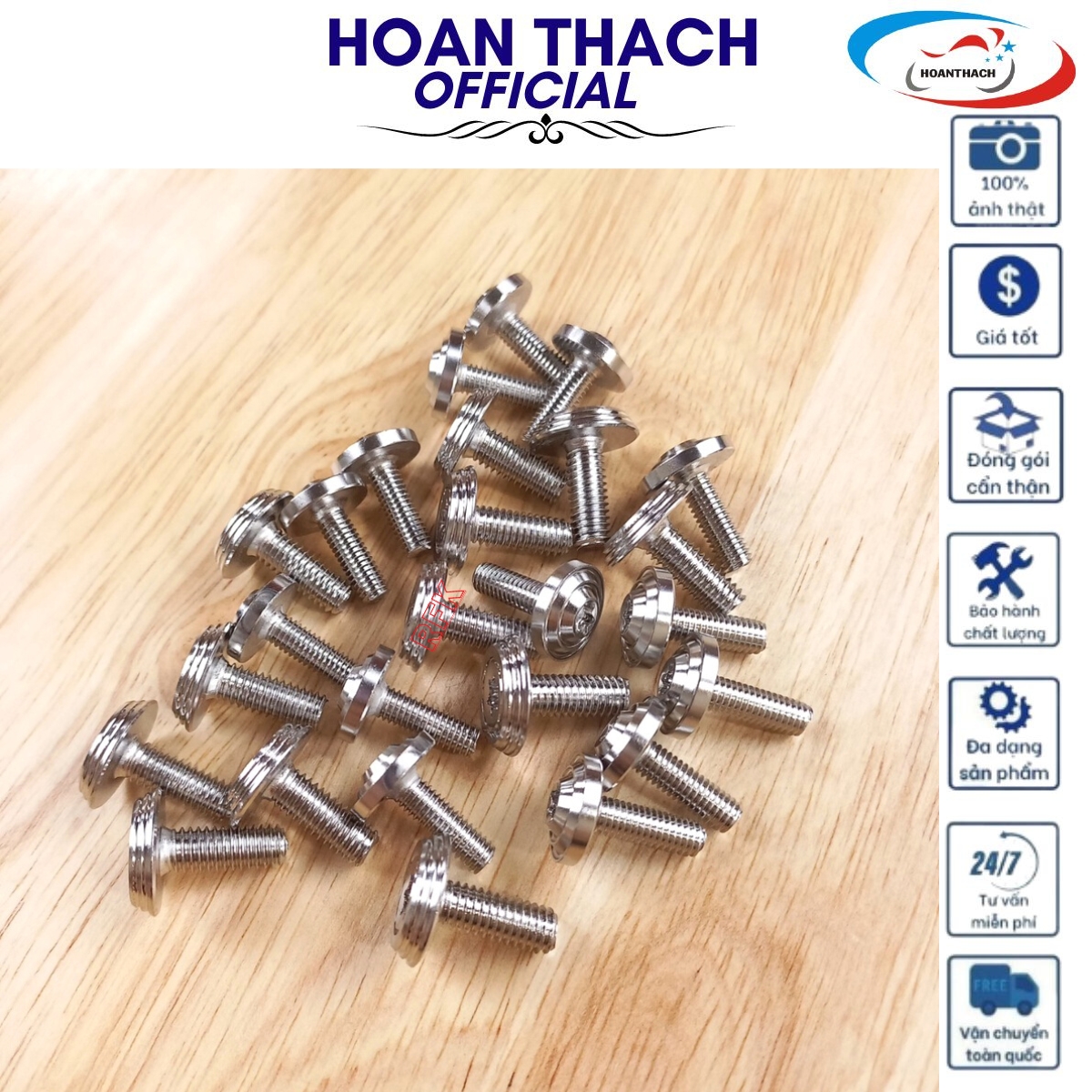 Bộ Ốc Áo Mẫu Thái Inox 304 cho xe máy Winner X ( 26 con ), HOANTHACH SP017386