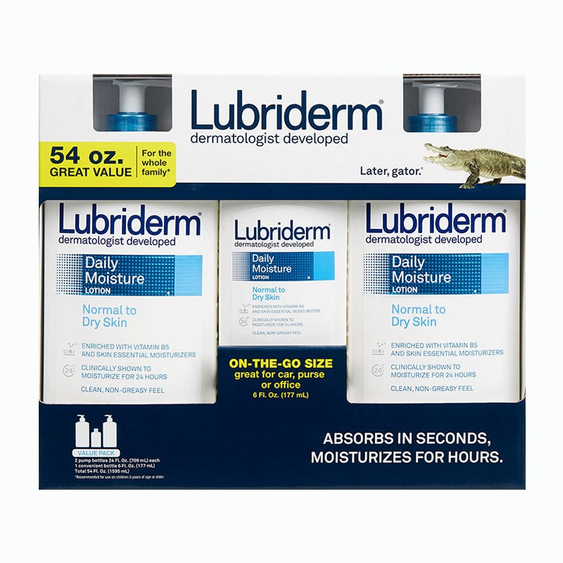 Set 3 chai sữa dưỡng thể LUBRIDERM DAILY MOISTURE LOTION