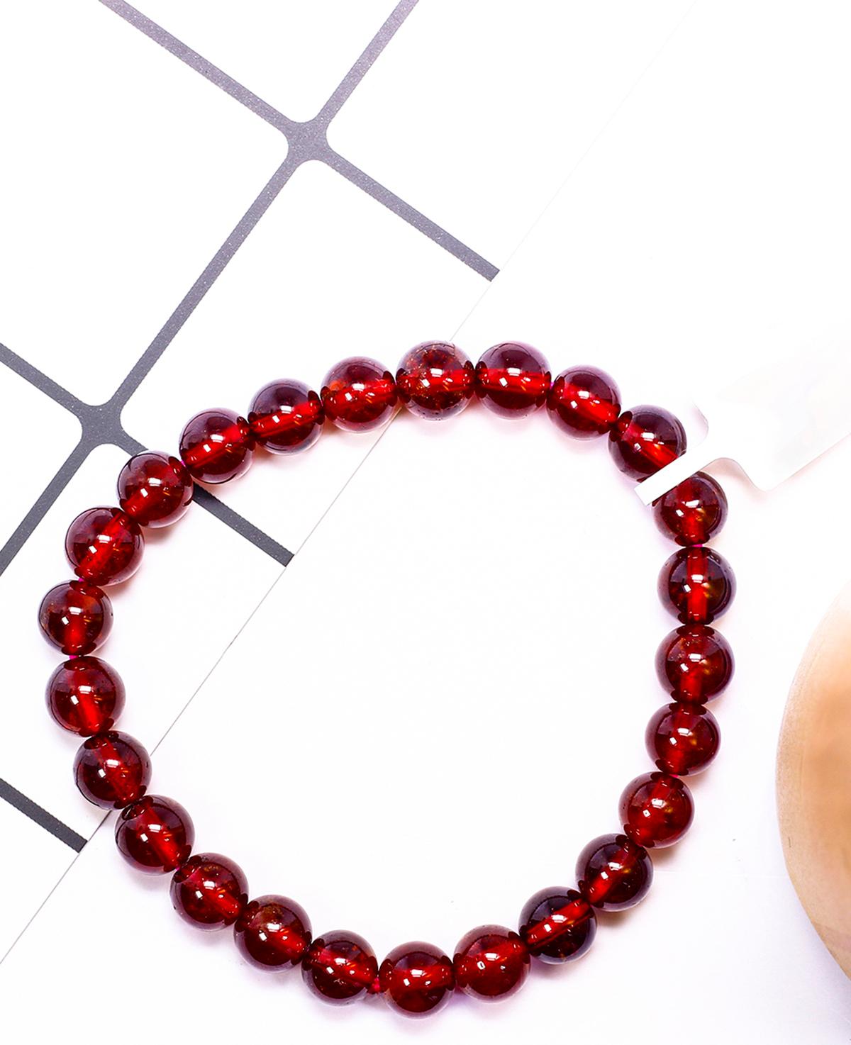 Vòng tay đá Garnet VIP mệnh hỏa, thổ - Ngọc Quý Gemstones