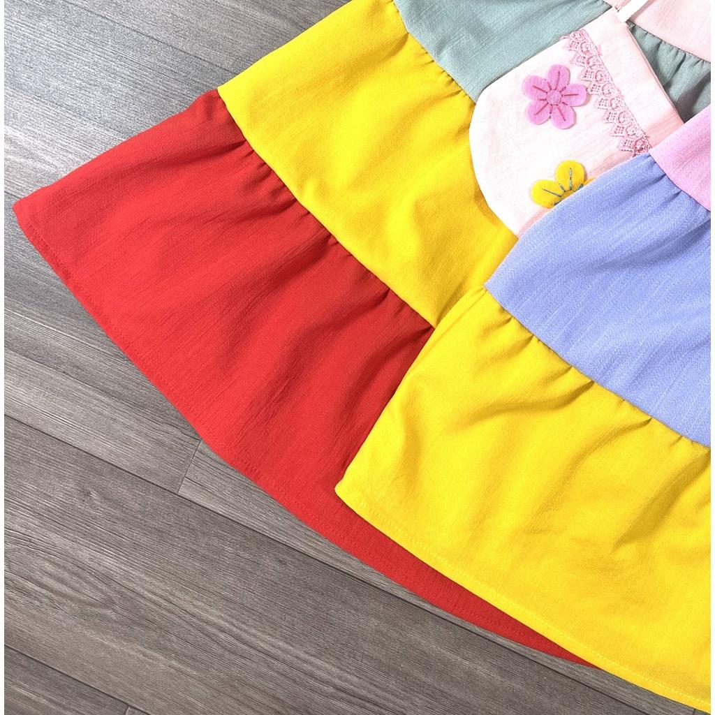Váy trẻ em, đầm bé gái kèm túi siêu xinh BITIKIDS thiết kế cao cấp 4 màu size từ 0-8 tuổi