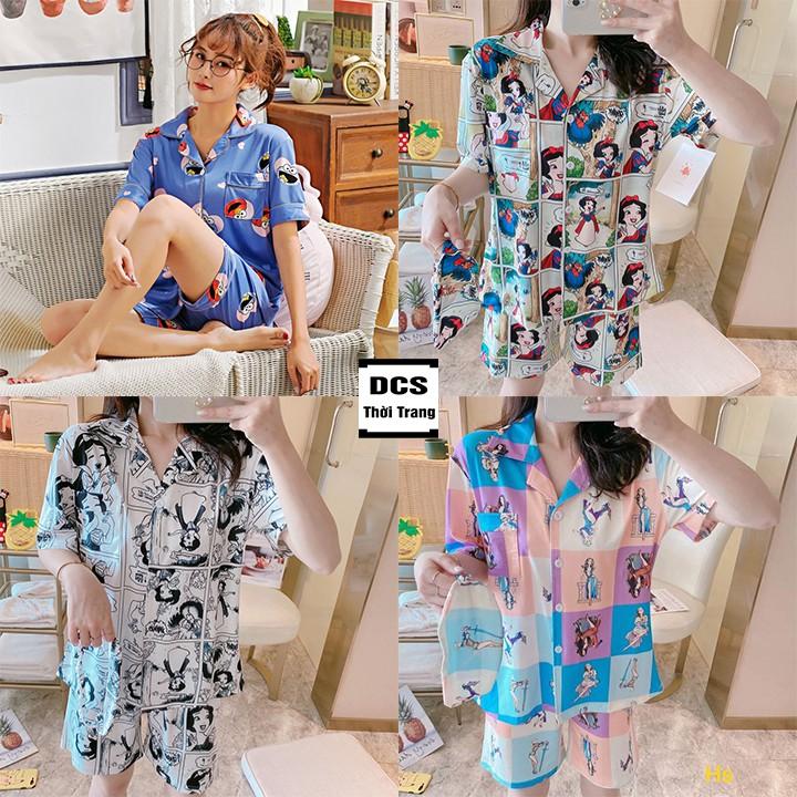 Bộ Ngủ Pizama Hoạt Hình Chất Liệu Cotton Tici Nét Đẹp Xưởng May DCS