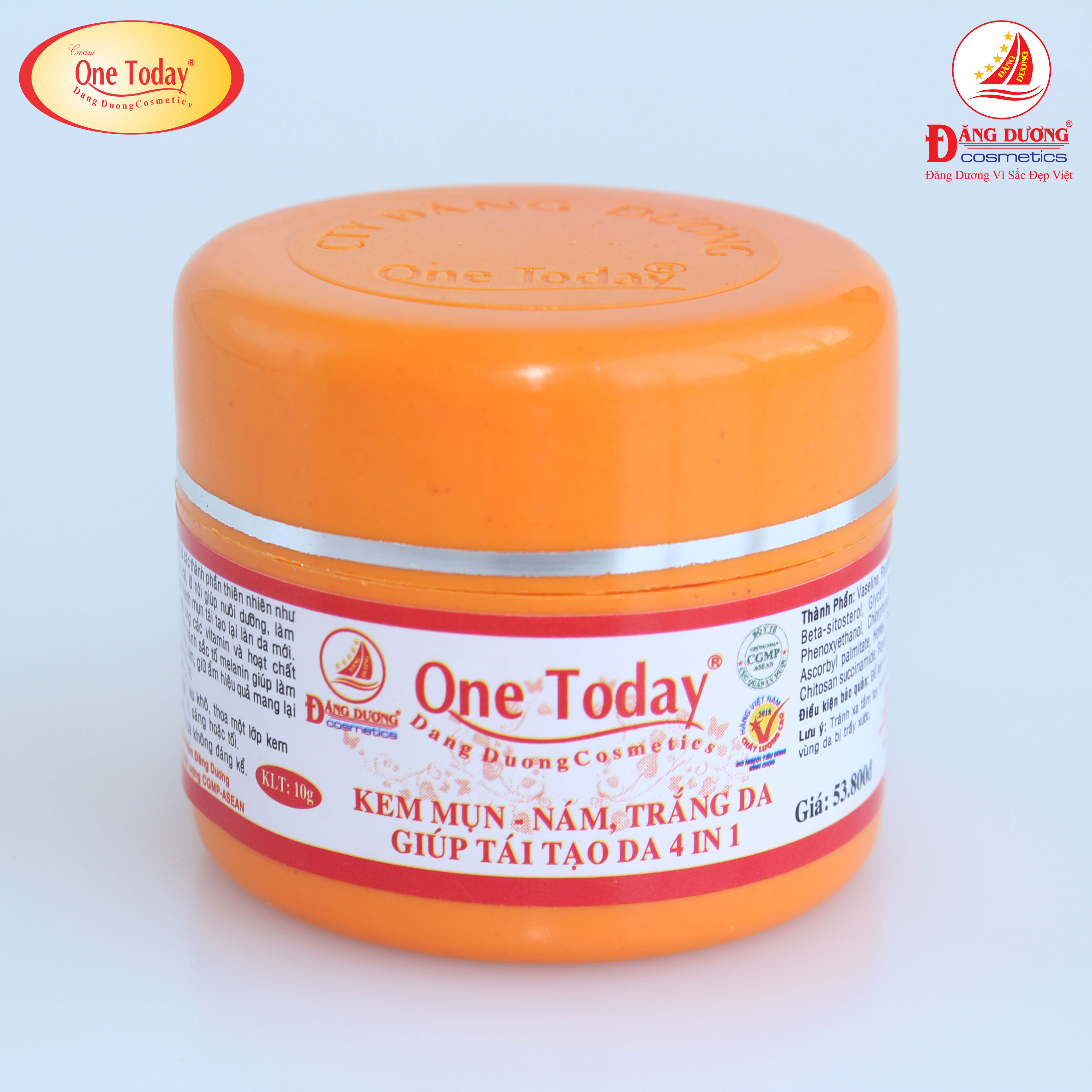 ONE TODAY - KEM MỤN - NÁM TRẮNG DA GIÚP TÁI TẠO DA 4IN1 - 10g