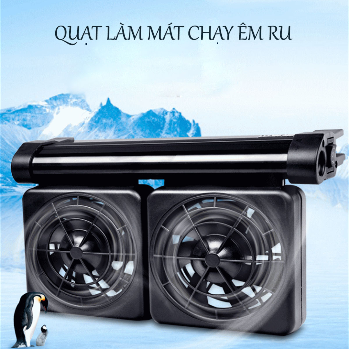 Quạt tản nhiệt làm mát nước bể cá Cool Summer cao cấp